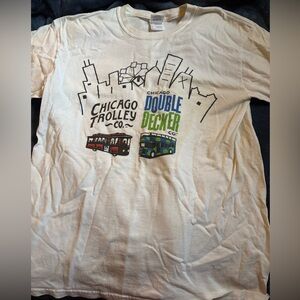 White Graphic City Skyline Short Sleeve Tee